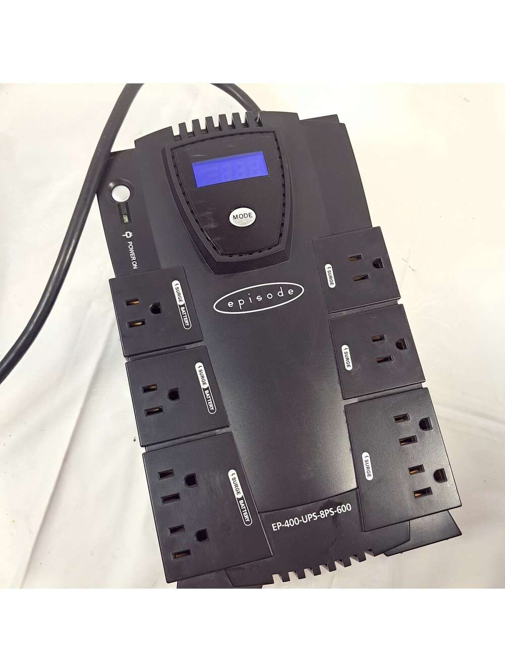Episode Surge 8-Outlet Stand Alone UP EP-400-UPS-8PS-600 power strip NO Battery